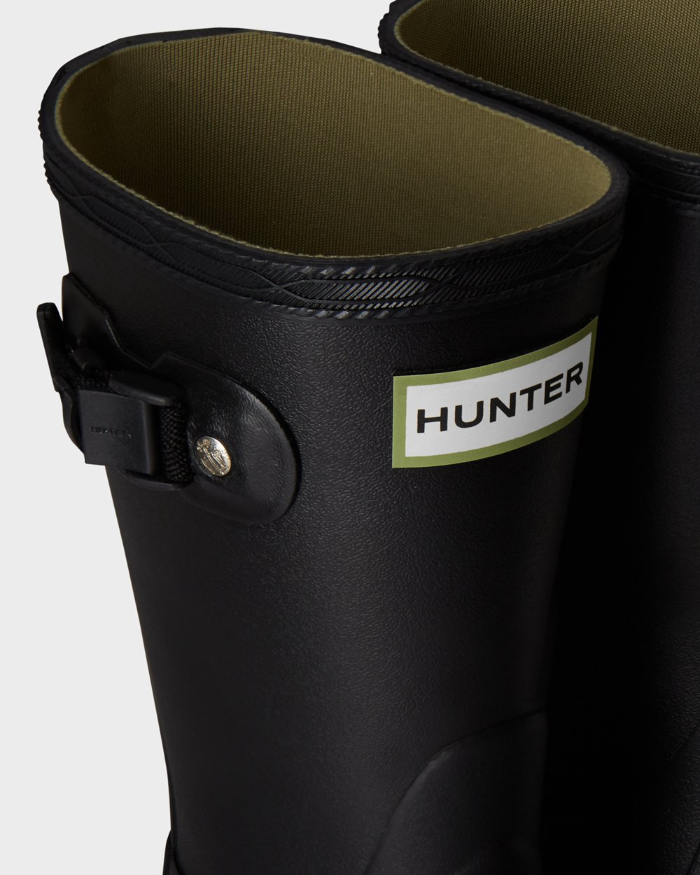 Hunter Niños Norris - Botas de Lluvia Negras - 491-MQSNRG